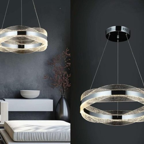 Lustră LED cu telecomandă – Cod CH 152-400 (50×2W) Elit's