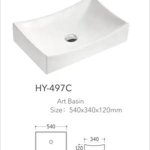 Lavoar Aplicat Modern Line 54×34CM Elit's– HY-497C