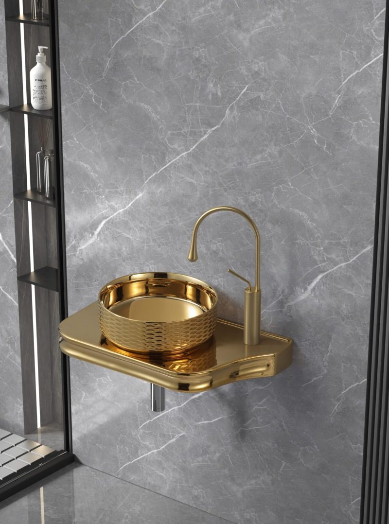 Lavoar Ceramic Premium 021G Elit's– 65.5×37×8 cm, Design Modern & Finisaj Lucios