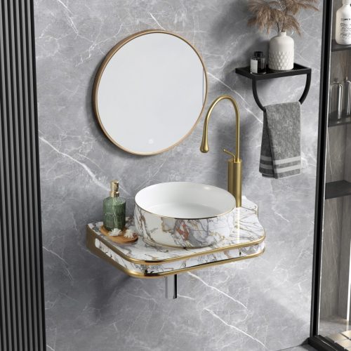 Lavoar Ceramic Premium 021 Pandora Elit's – 65.5×37×8 cm, Design Modern & Finisaj Lucios