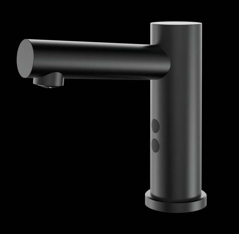 1088黑-scaled-1 Baterie Lavoar cu Senzor 1088 Elit's– Negru Mat, Activare Automată, Design Modern