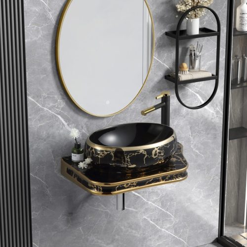Lavoar Ceramic Premium 65.5×37×8 cm Elit's– Model 854B, Design Modern & Finisaj Lucios