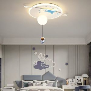 Untitled - 2025-12-05T103028.622 Lustră LED pentru Copii, Design Rachetă & Astronaut 3D Elit's, Ø550 mm, 3 Culori de Lumină