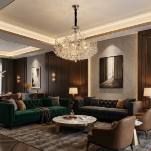 Beca_victor_Crystal_chandelier_m (3) Candelabru Model 1117-600 – Textură Cristal & Metal, 8 x E14, Argintiu