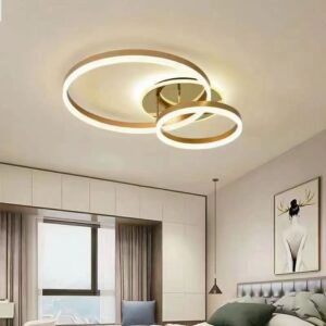 Lustră LED Model C900-2A GD cu Telecomandă – Design Elegant, Putere 120W