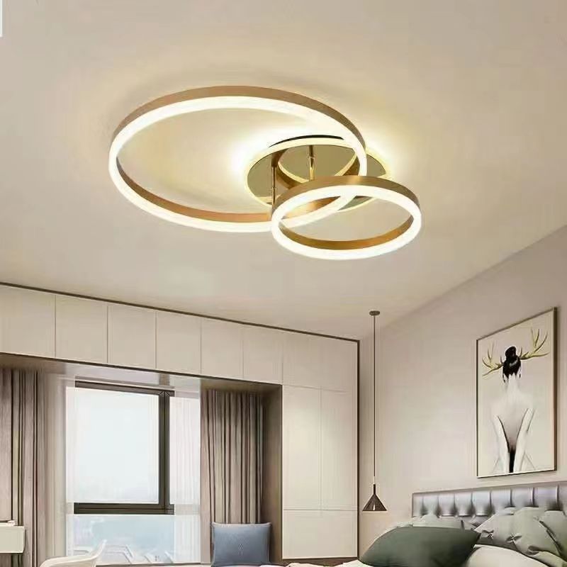Lustră LED Model C900-2A GD cu Telecomandă – Design Elegant, Putere 120W