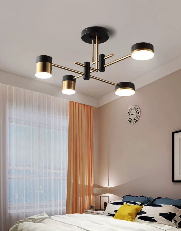 Untitled - 2026-03-10T120027.719 Lustră LED Model G4215-2+2 cu Telecomandă – Design Modern, Putere 40W