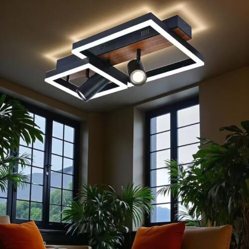 Lustră LED Model G4228 cu Telecomandă – Design Modern, Putere 92W