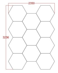 download (3) Panou LED HoneyComb, 11 Hexagoane, Lumină Rece 6500K, 368W