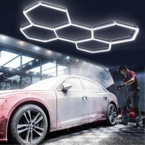 download (7) Panou LED HoneyComb, 5 Hexagoane, Lumină Rece 6500K, 192W