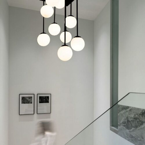 Lustră Model CD 509-9 BK – Design Modern, 9 x G9