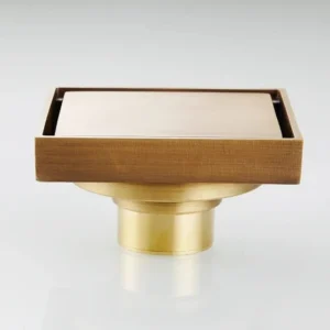 Sifon pardoseala sistem antimiros Es, Alama Elit's 100 mm , Bronz Antichizat