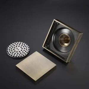 Sifon pardoseala sistem antimiros Es, Alama Elit's 100 mm , Bronz Antichizat