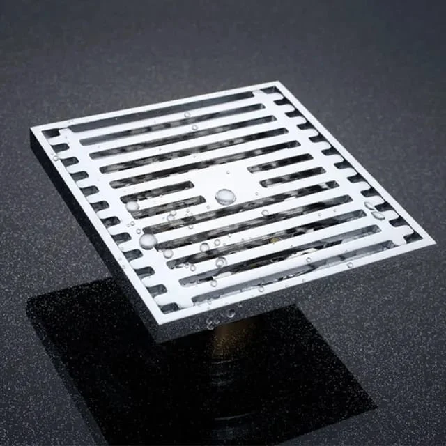 Sifon pardoseala sistem antimiros Es, Alama Elit's 100 mm , Cromat tip Rigola