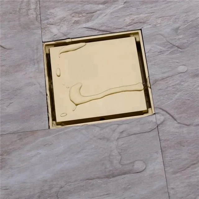 Sifon pardoseala sistem antimiros Es, Alama Elit's 100 mm , Gold mat