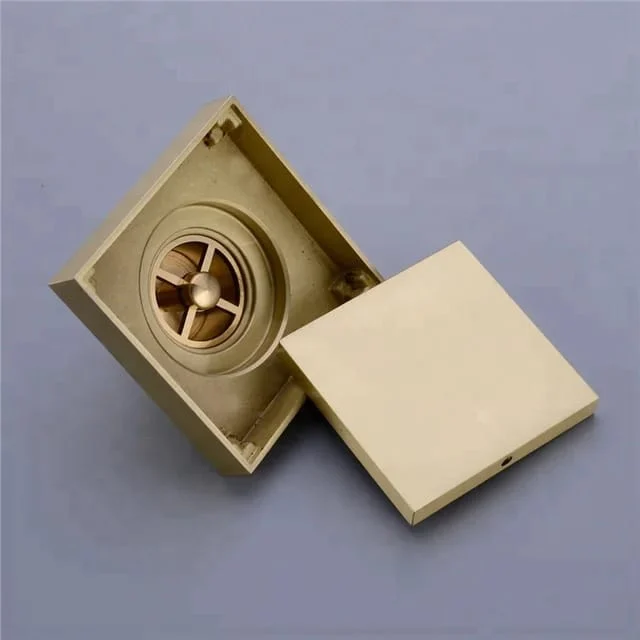 Sifon pardoseala sistem antimiros Es, Alama Elit's 100 mm , Gold mat