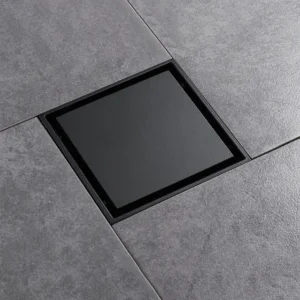 Sifon pardoseala sistem antimiros Es, Alama Elit's 100 mm , negru mat
