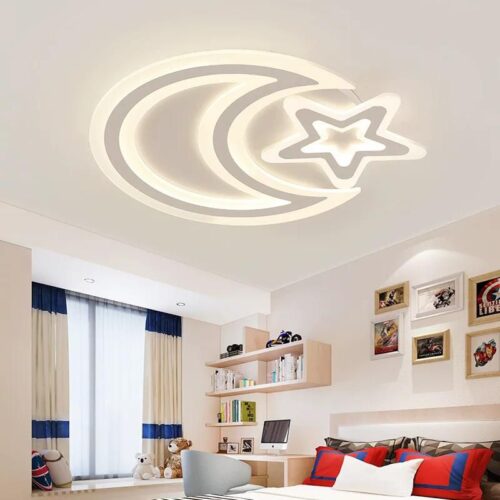 Lustră LED Model G3553 – cu Telecomandă, 78W, Alb