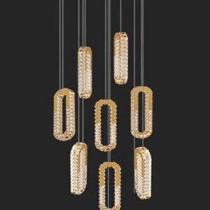 Lustră LED Model LT360/9 – cu Telecomandă, 216W