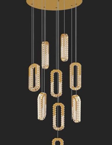 Lustră LED Model LT360/9 – cu Telecomandă, 216W