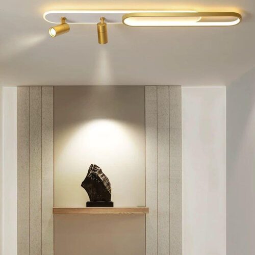 Aplică LED Model YCM635GD/100CM – Design Elegant, 55W, Auriu