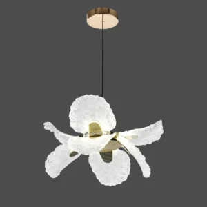 Pendul LED Model R9187-4 – cu Telecomandă, 164W, Gri