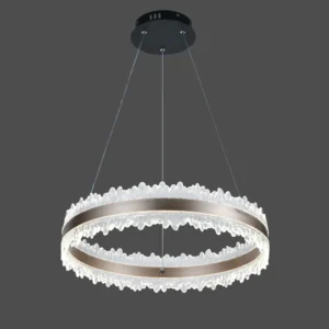 R9189-600 Pendul LED Model R9189-600 – cu Telecomandă, 132W, Maro