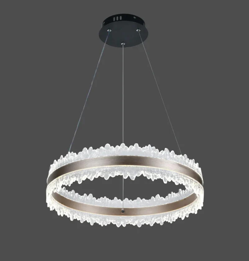 R9189-600 Pendul LED Model R9189-600 – cu Telecomandă, 132W, Maro