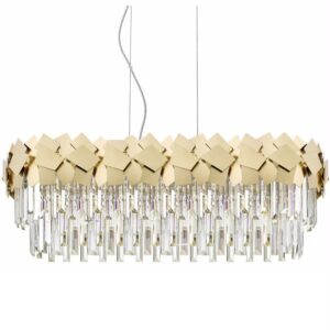 Candelabru Model SE-W9026-800×300 – Cristal, 14 x E14