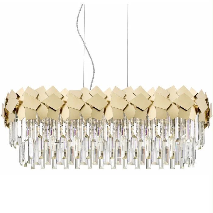 Candelabru Model SE-W9026-800×300 – Cristal, 14 x E14