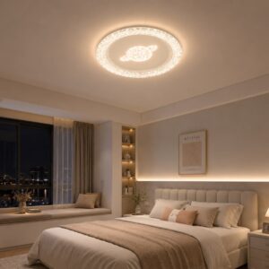 1338b51d-c9c9-49c3-a1a1-e987f7d842f2 Lustră LED Model 5399-300 – cu Telecomandă, 52W