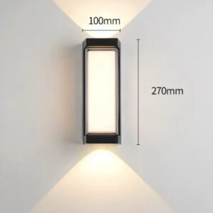 34d8d014-7325-46cb-ba27-5fcd92fb1b93 Aplică LED Exterior Model 605L – 20W, Lumină Caldă 3000K