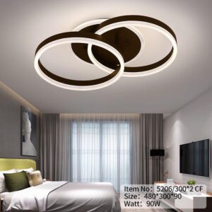 Lustră LED Model 5206-300 CF – cu Telecomandă, 90W, Dimabilă