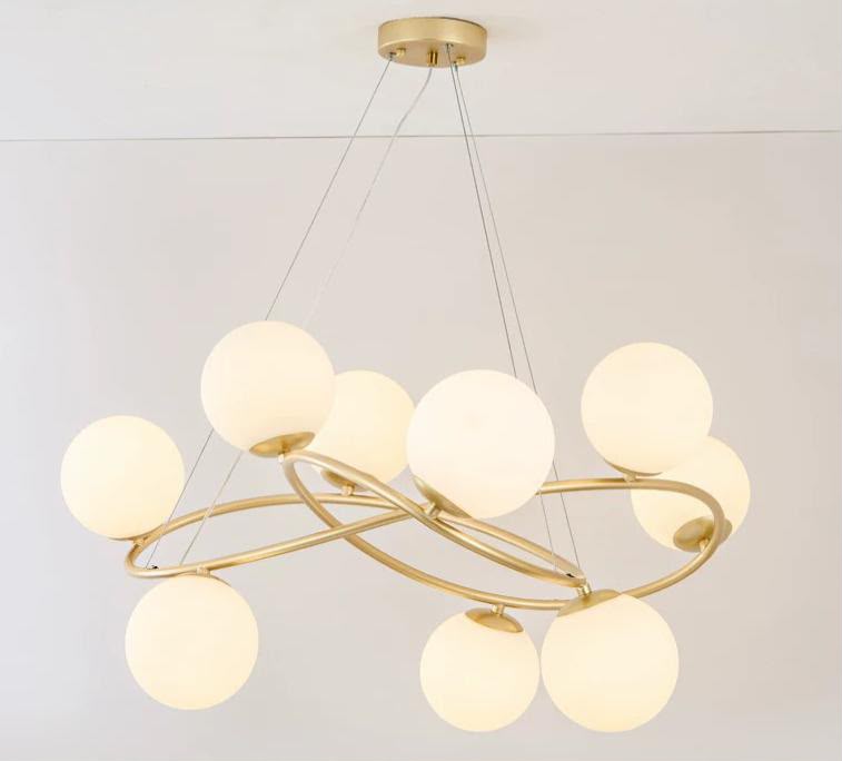 Lustră Model DN17-8 – 8 x E27, Design Elegant