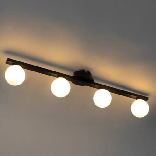 Lustră Model CD 508-4 BK – 4 x G9, Design Modern
