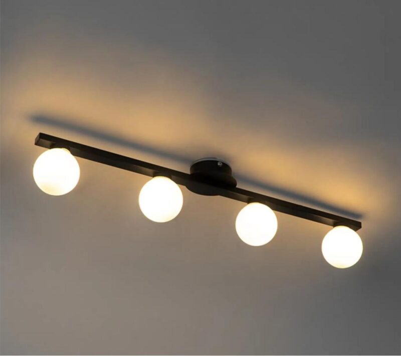 Lustră Model CD 508-4 BK – 4 x G9, Design Modern