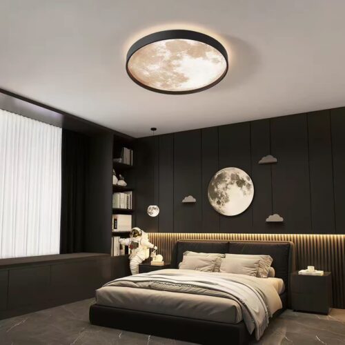 Lustră LED Model G1300-300 Moon – 36W, Design Modern