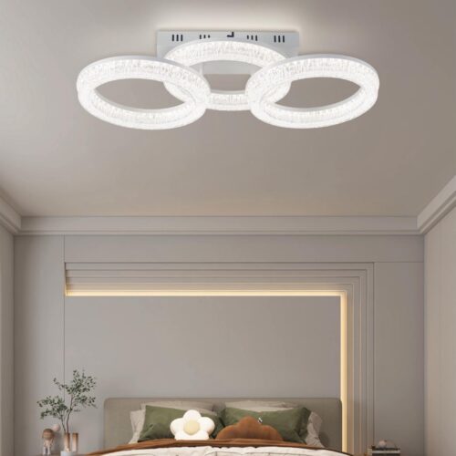 Lustră LED Model K2536-3 – cu Telecomandă, 120W