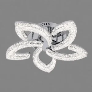 Lustră LED Model K2558-5 – 120W, Telecomandă, 3 Tipuri de Lumină, Intensitate Reglabilă