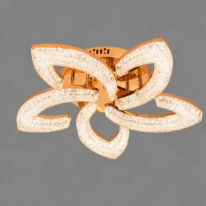 Lustră LED Model K2558-5 – 120W, Telecomandă, 3 Tipuri de Lumină, Intensitate Reglabilă