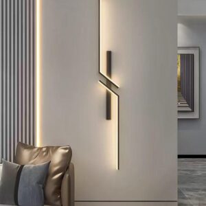 Aplică LED Model 9320-800 BK – 22W, 3 Funcții, Negru