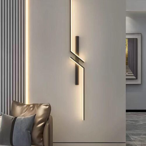 Aplică LED Model 9320-800 BK – 22W, 3 Funcții, Negru