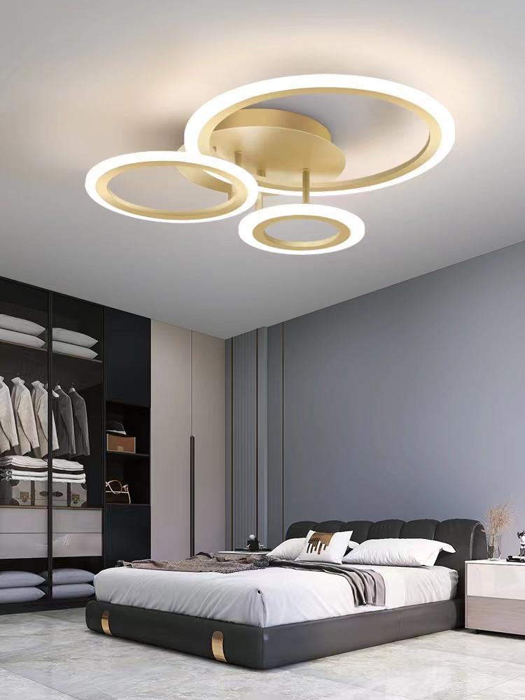 Lustră LED Model 3862-3 GD – cu Telecomandă, 76W