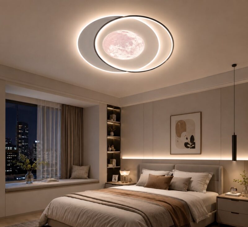 Lustră LED Model 7651-400 – cu Telecomandă, 126W