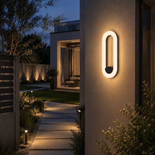 Aplică LED Exterior Model 0228 – 12W, Lumină Caldă 3000K
