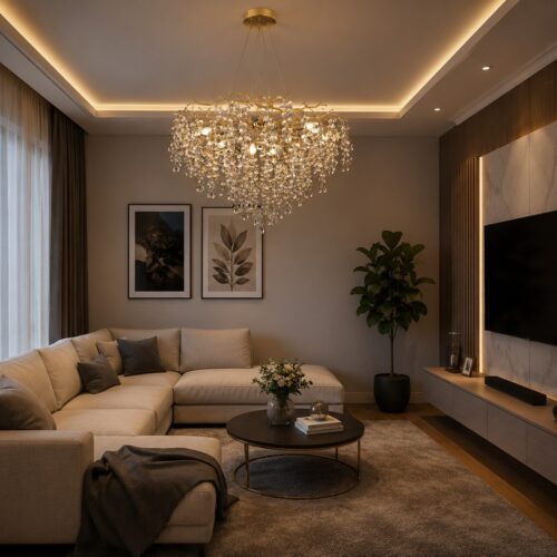 Candelabru decorativ cu 8 becuri E14 – Model 27096/800 OG+FGD