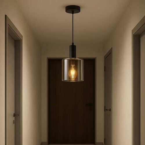 produs-1787128303715 Lustră Suspendată cu Abajur din Sticlă VC 008-1