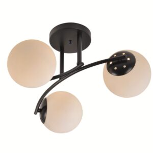 produs-1790217634086 Lustră plafon 3 globuri albe E27 neagră
