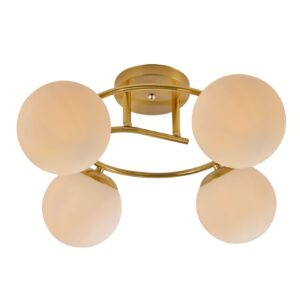 produs-1790217889618 Lustră LED Gold cu 4 Globuri Opale