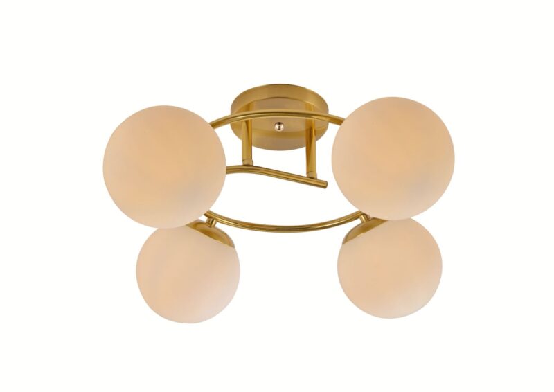 produs-1790217889618 Lustră LED Gold cu 4 Globuri Opale